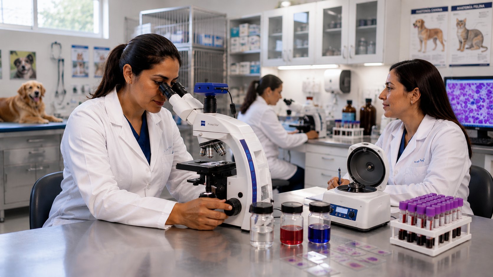 Microscop&iacute;a veterinaria: cl&iacute;nica y diagn&oacute;stico animal